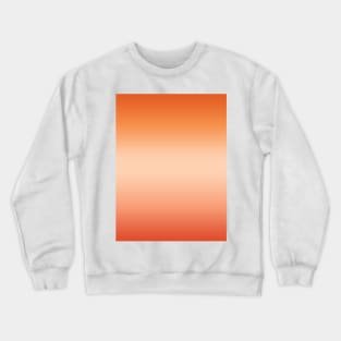 Orange, Peach and Apricot Ombre Warm Summer Gradient Crewneck Sweatshirt